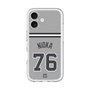 スリムプロテクションプレミアムケース［ 読売ジャイアンツ - #76 NIOKA - ビジター ］