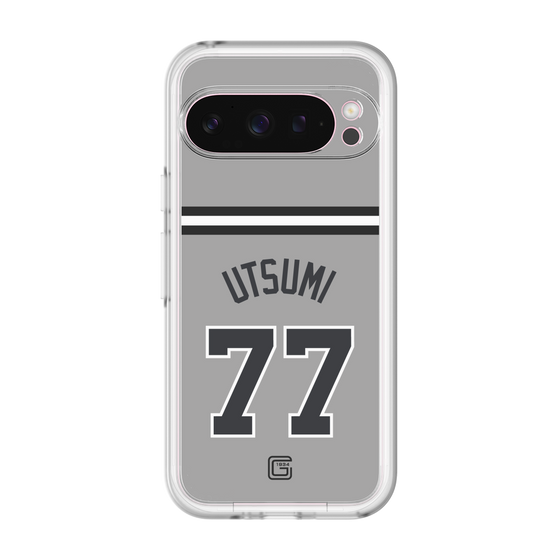 スリムプロテクションプレミアムケース［ 読売ジャイアンツ - #77 UTSUMI - ビジター ］