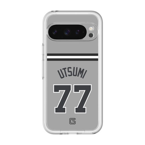 スリムプロテクションプレミアムケース［ 読売ジャイアンツ - #77 UTSUMI - ビジター ］