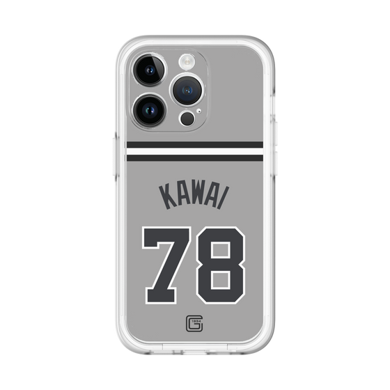 スリムプロテクションプレミアムケース［ 読売ジャイアンツ - #78 KAWAI - ビジター ］