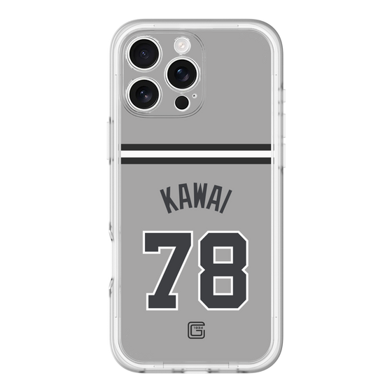スリムプロテクションプレミアムケース［ 読売ジャイアンツ - #78 KAWAI - ビジター ］