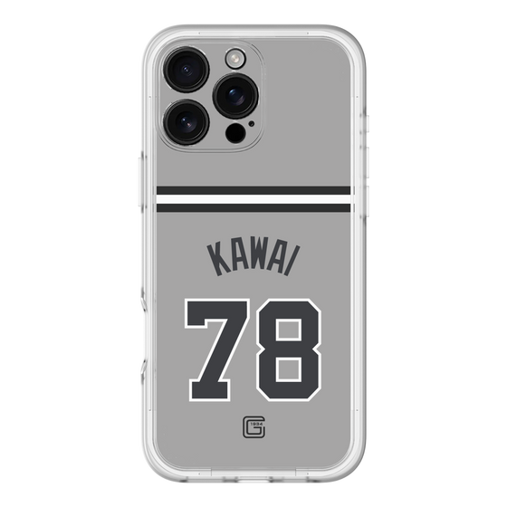スリムプロテクションプレミアムケース［ 読売ジャイアンツ - #78 KAWAI - ビジター ］