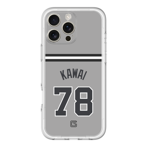 スリムプロテクションプレミアムケース［ 読売ジャイアンツ - #78 KAWAI - ビジター ］