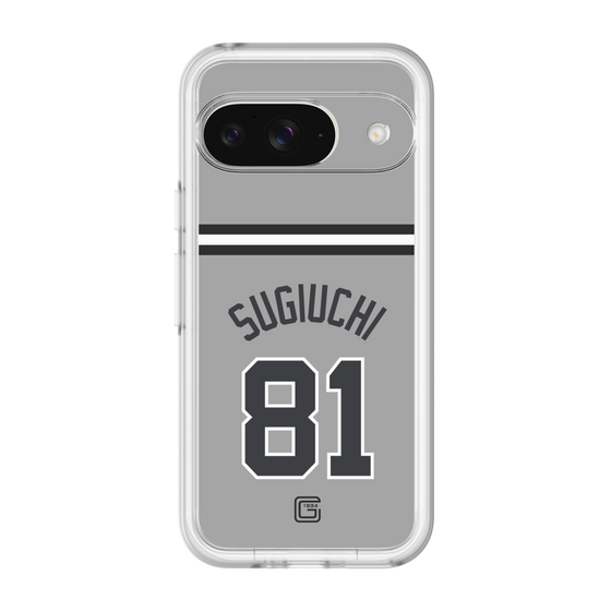 スリムプロテクションプレミアムケース［ 読売ジャイアンツ - #81 SUGIUCHI - ビジター ］