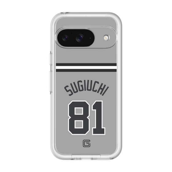 スリムプロテクションプレミアムケース［ 読売ジャイアンツ - #81 SUGIUCHI - ビジター ］