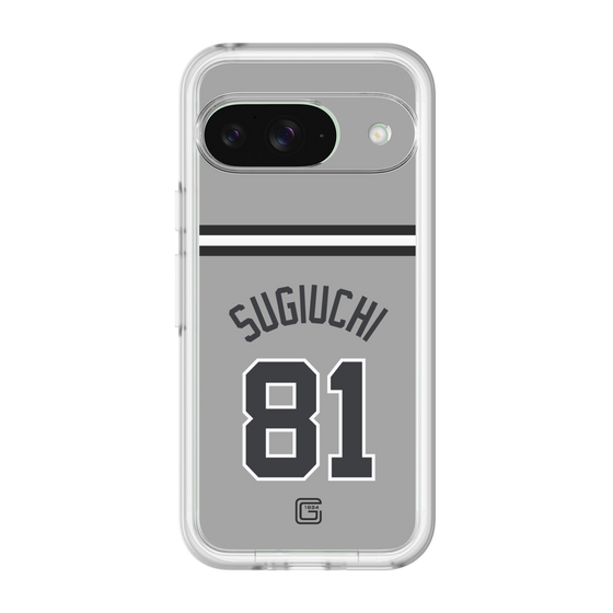 スリムプロテクションプレミアムケース［ 読売ジャイアンツ - #81 SUGIUCHI - ビジター ］