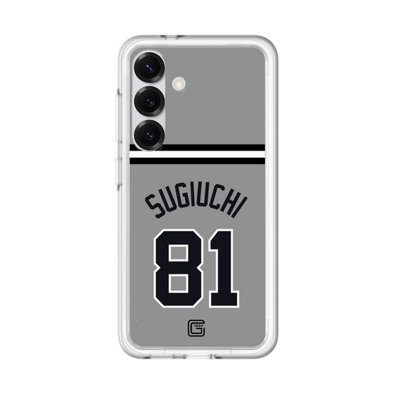 スリムプロテクションプレミアムケース［ 読売ジャイアンツ - #81 SUGIUCHI - ビジター ］