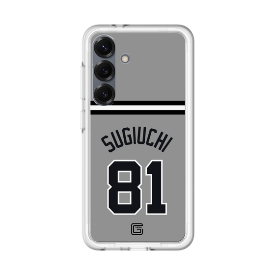 スリムプロテクションプレミアムケース［ 読売ジャイアンツ - #81 SUGIUCHI - ビジター ］