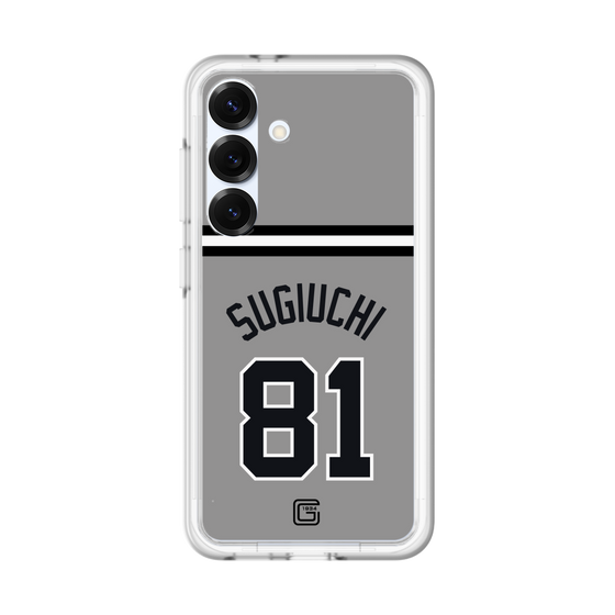スリムプロテクションプレミアムケース［ 読売ジャイアンツ - #81 SUGIUCHI - ビジター ］