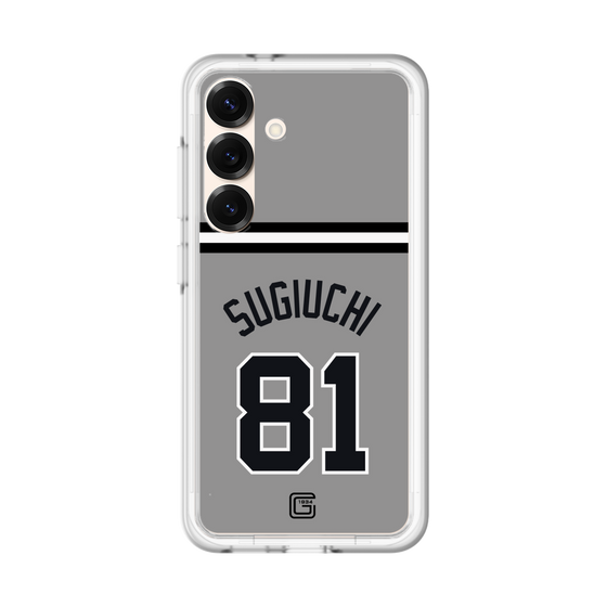 スリムプロテクションプレミアムケース［ 読売ジャイアンツ - #81 SUGIUCHI - ビジター ］