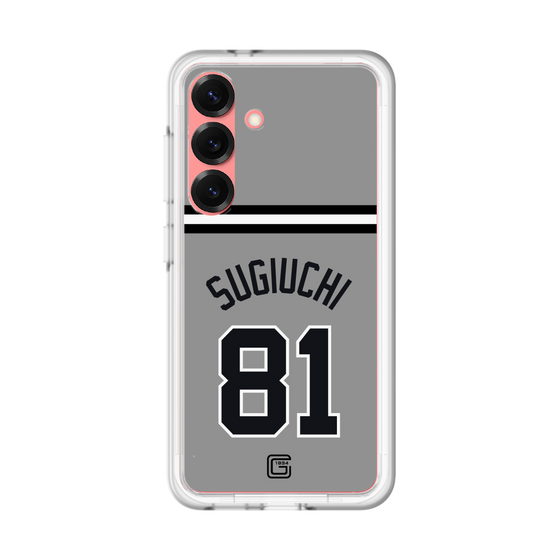 スリムプロテクションプレミアムケース［ 読売ジャイアンツ - #81 SUGIUCHI - ビジター ］