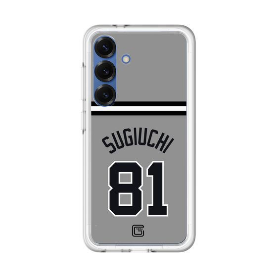 スリムプロテクションプレミアムケース［ 読売ジャイアンツ - #81 SUGIUCHI - ビジター ］