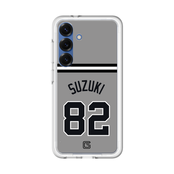 スリムプロテクションプレミアムケース［ 読売ジャイアンツ - #82 SUZUKI - ビジター ］
