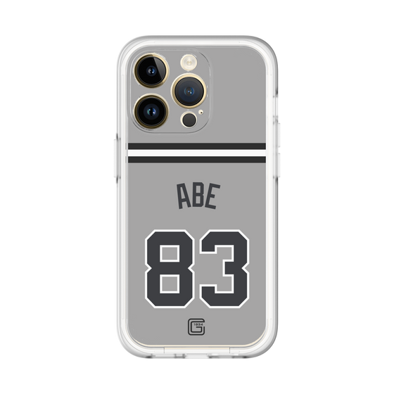 スリムプロテクションプレミアムケース［ 読売ジャイアンツ - #83 ABE - ビジター ］