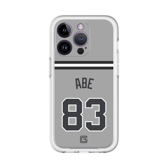 スリムプロテクションプレミアムケース［ 読売ジャイアンツ - #83 ABE - ビジター ］