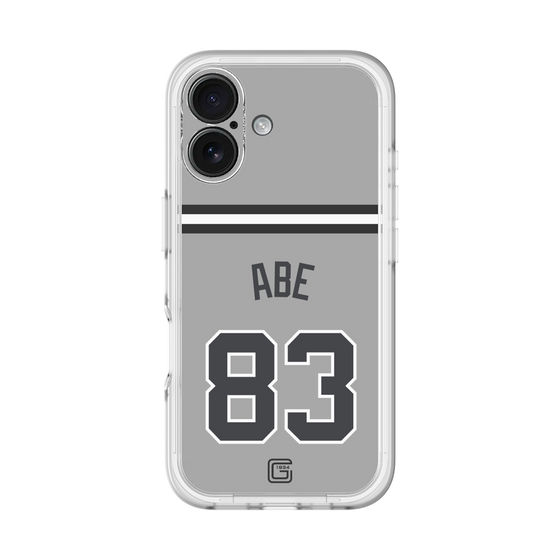 スリムプロテクションプレミアムケース［ 読売ジャイアンツ - #83 ABE - ビジター ］
