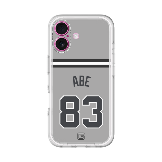 スリムプロテクションプレミアムケース［ 読売ジャイアンツ - #83 ABE - ビジター ］
