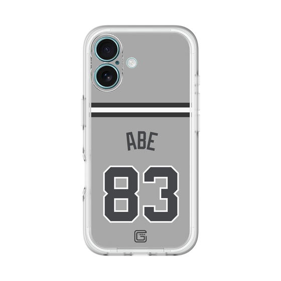 スリムプロテクションプレミアムケース［ 読売ジャイアンツ - #83 ABE - ビジター ］
