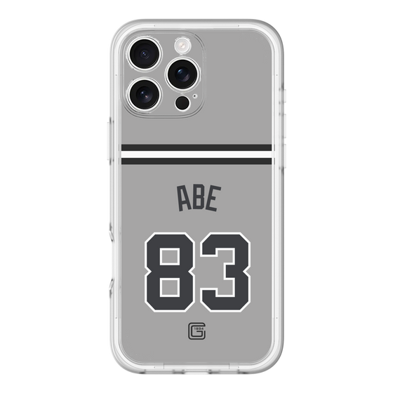 スリムプロテクションプレミアムケース［ 読売ジャイアンツ - #83 ABE - ビジター ］