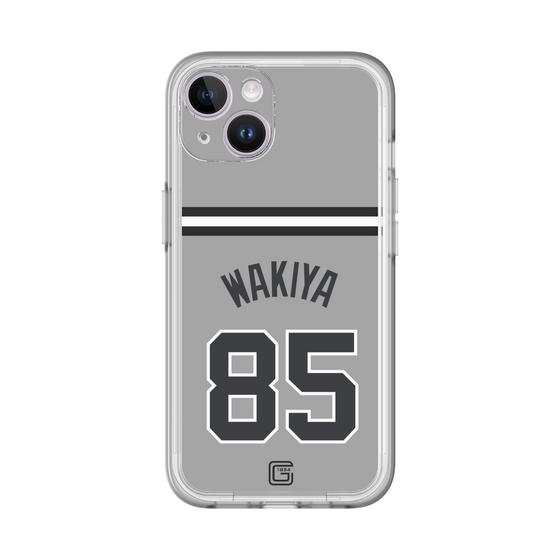 スリムプロテクションプレミアムケース［ 読売ジャイアンツ - #85 WAKIYA - ビジター ］
