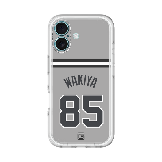 スリムプロテクションプレミアムケース［ 読売ジャイアンツ - #85 WAKIYA - ビジター ］