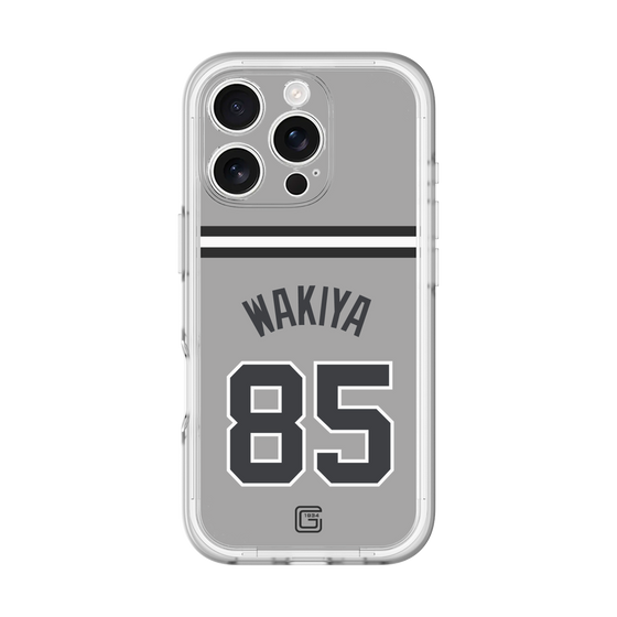 スリムプロテクションプレミアムケース［ 読売ジャイアンツ - #85 WAKIYA - ビジター ］