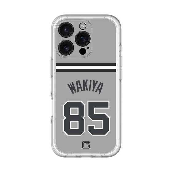 スリムプロテクションプレミアムケース［ 読売ジャイアンツ - #85 WAKIYA - ビジター ］