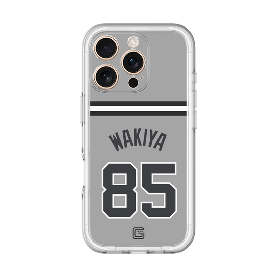 スリムプロテクションプレミアムケース［ 読売ジャイアンツ - #85 WAKIYA - ビジター ］