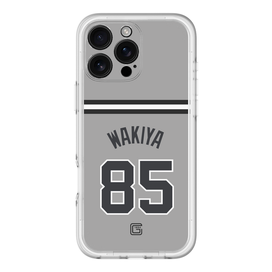 スリムプロテクションプレミアムケース［ 読売ジャイアンツ - #85 WAKIYA - ビジター ］