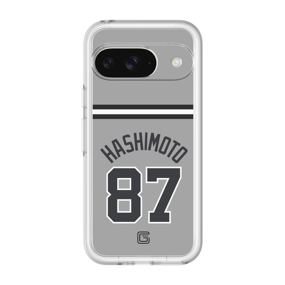 スリムプロテクションプレミアムケース［ 読売ジャイアンツ - #87 HASHIMOTO - ビジター ］
