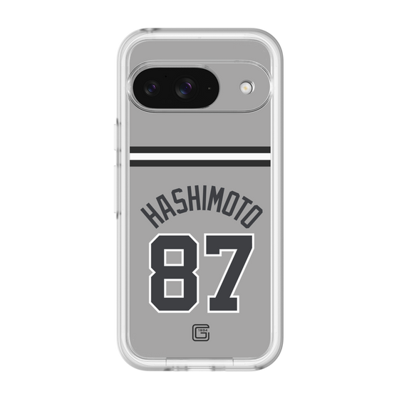 スリムプロテクションプレミアムケース［ 読売ジャイアンツ - #87 HASHIMOTO - ビジター ］