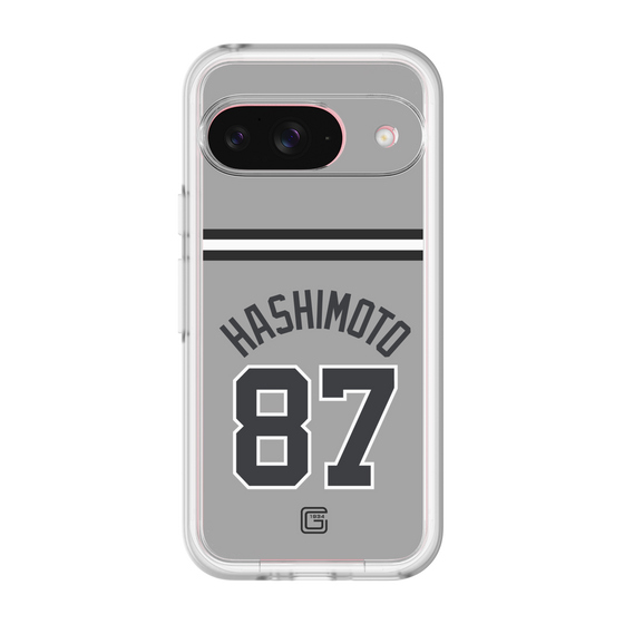 スリムプロテクションプレミアムケース［ 読売ジャイアンツ - #87 HASHIMOTO - ビジター ］