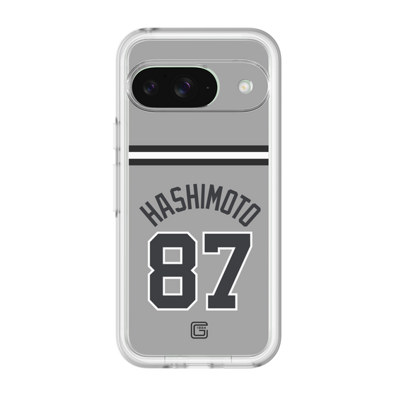 スリムプロテクションプレミアムケース［ 読売ジャイアンツ - #87 HASHIMOTO - ビジター ］