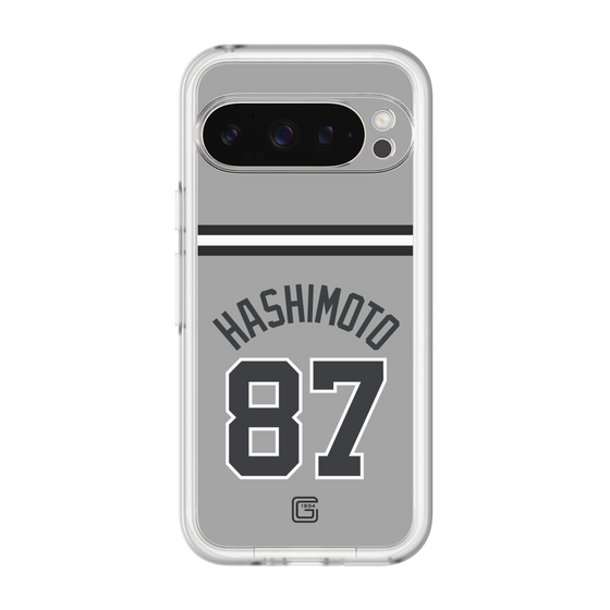 スリムプロテクションプレミアムケース［ 読売ジャイアンツ - #87 HASHIMOTO - ビジター ］