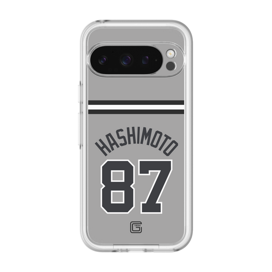 スリムプロテクションプレミアムケース［ 読売ジャイアンツ - #87 HASHIMOTO - ビジター ］