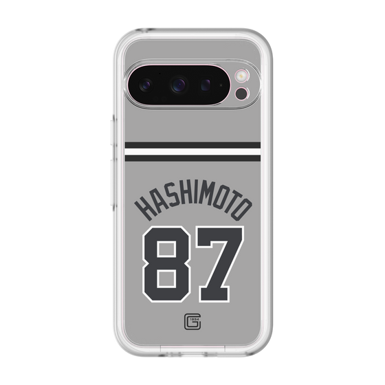 スリムプロテクションプレミアムケース［ 読売ジャイアンツ - #87 HASHIMOTO - ビジター ］