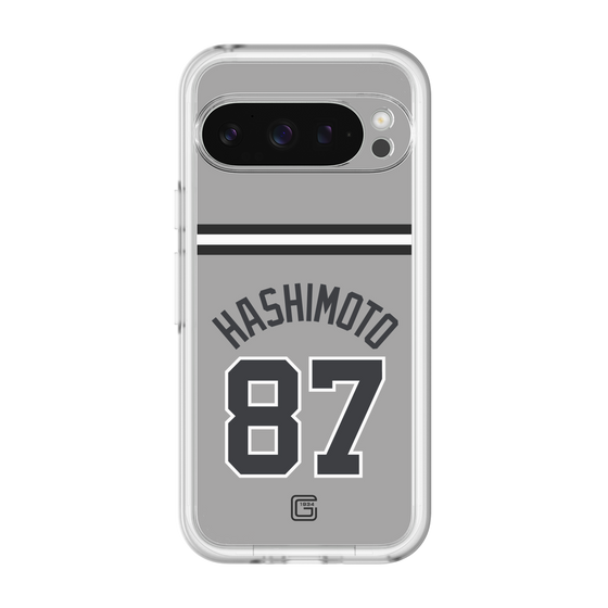 スリムプロテクションプレミアムケース［ 読売ジャイアンツ - #87 HASHIMOTO - ビジター ］