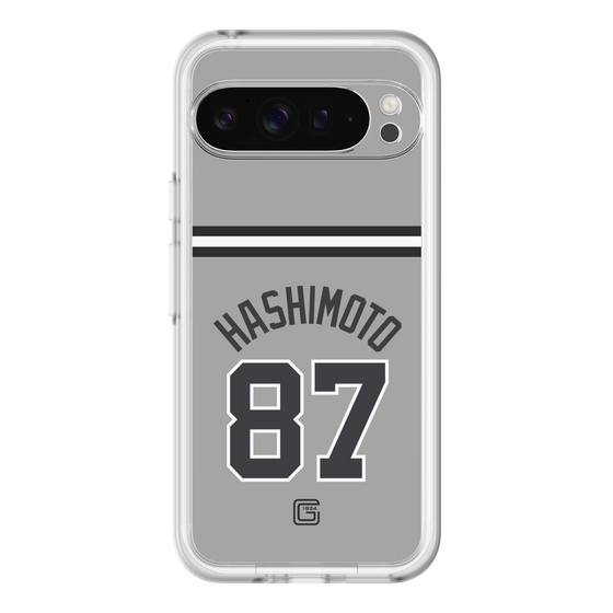 スリムプロテクションプレミアムケース［ 読売ジャイアンツ - #87 HASHIMOTO - ビジター ］