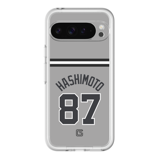 スリムプロテクションプレミアムケース［ 読売ジャイアンツ - #87 HASHIMOTO - ビジター ］
