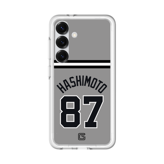 スリムプロテクションプレミアムケース［ 読売ジャイアンツ - #87 HASHIMOTO - ビジター ］