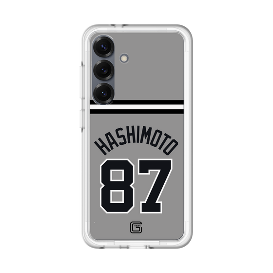 スリムプロテクションプレミアムケース［ 読売ジャイアンツ - #87 HASHIMOTO - ビジター ］