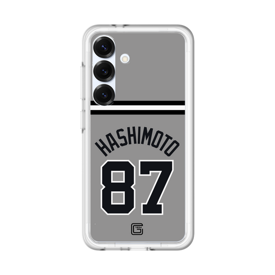 スリムプロテクションプレミアムケース［ 読売ジャイアンツ - #87 HASHIMOTO - ビジター ］