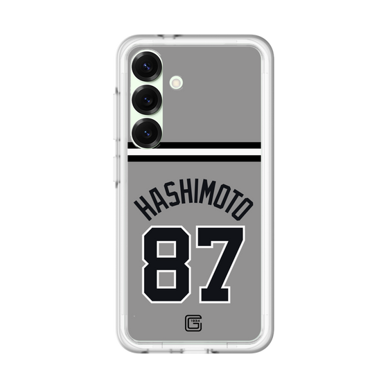 スリムプロテクションプレミアムケース［ 読売ジャイアンツ - #87 HASHIMOTO - ビジター ］