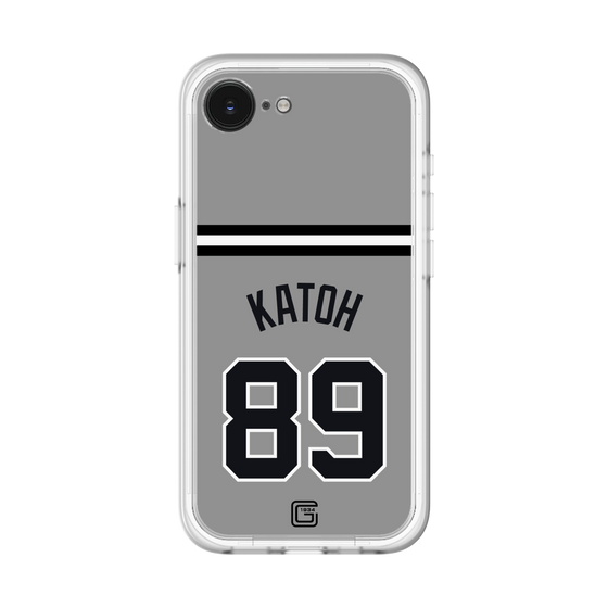 スリムプロテクションプレミアムケース［ 読売ジャイアンツ - #89 KATOH - ビジター ］