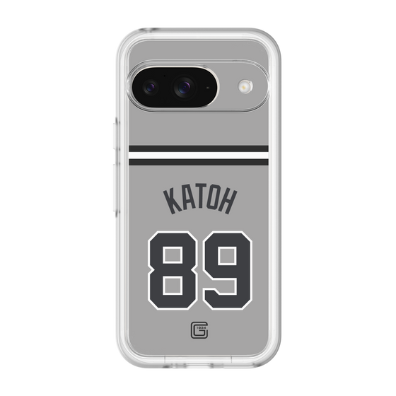 スリムプロテクションプレミアムケース［ 読売ジャイアンツ - #89 KATOH - ビジター ］