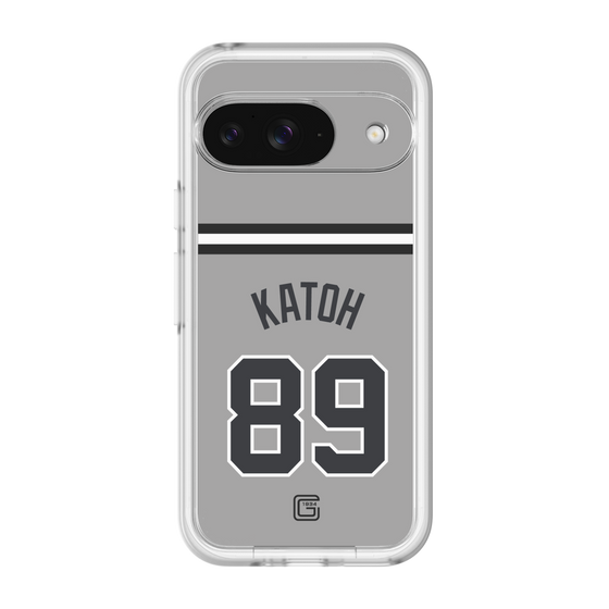 スリムプロテクションプレミアムケース［ 読売ジャイアンツ - #89 KATOH - ビジター ］