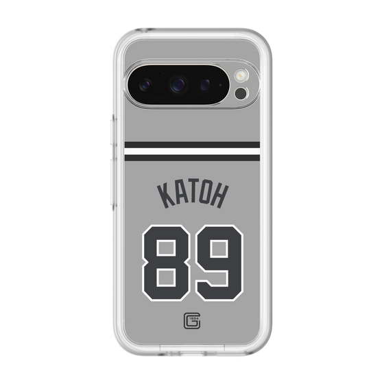 スリムプロテクションプレミアムケース［ 読売ジャイアンツ - #89 KATOH - ビジター ］