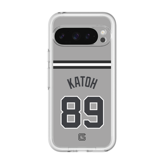 スリムプロテクションプレミアムケース［ 読売ジャイアンツ - #89 KATOH - ビジター ］
