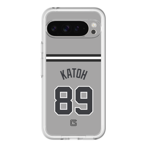 スリムプロテクションプレミアムケース［ 読売ジャイアンツ - #89 KATOH - ビジター ］
