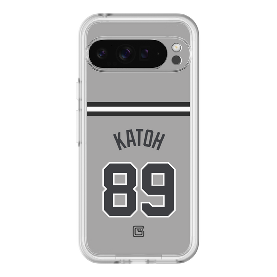 スリムプロテクションプレミアムケース［ 読売ジャイアンツ - #89 KATOH - ビジター ］